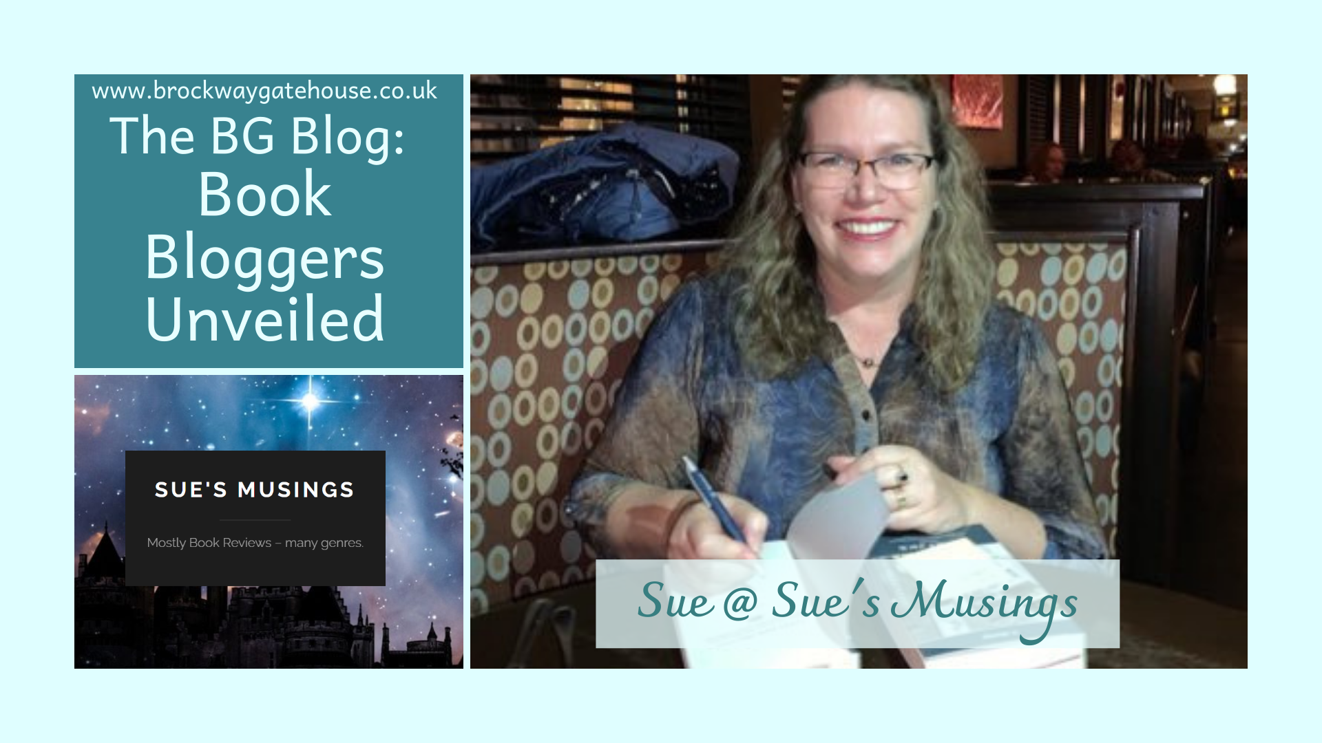 Book Bloggers Unveiled - Meet Sue @ Sue's Musings